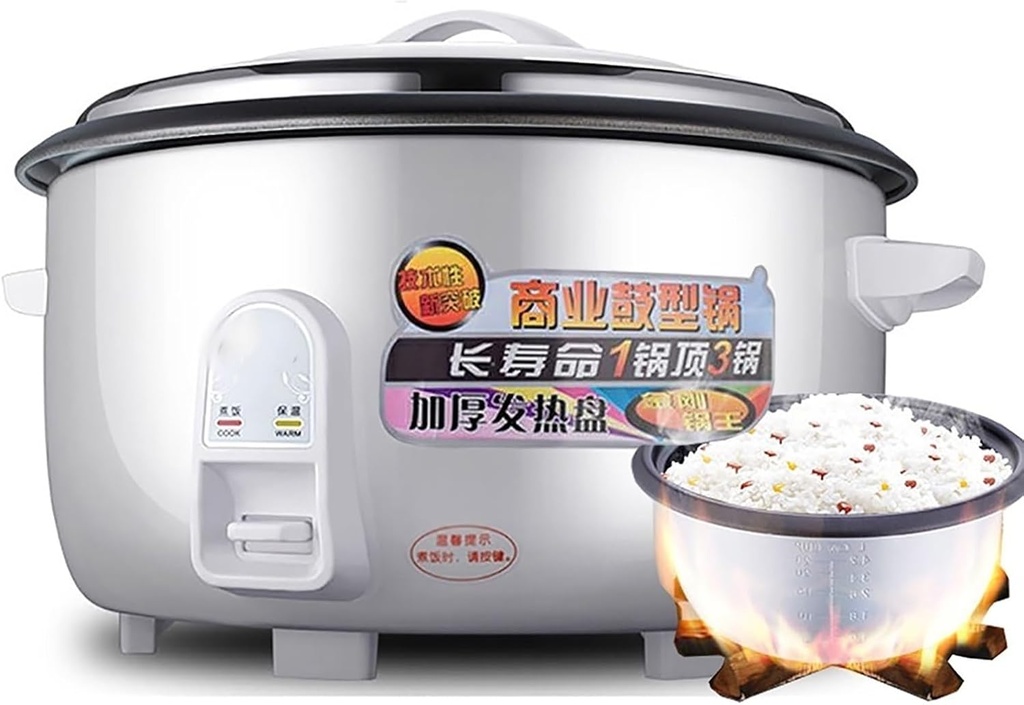 Large Rice Cooker (8-45L) Commercial Large Capacity Rice Cooker, for Restaurant/hotel/school, for 8-60 People(45L)