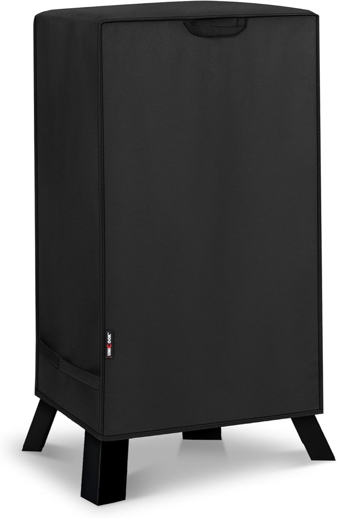 Unicook 30 Inch Electric Smoker Cover for Masterbuilt, Heavy Duty Waterproof Vertical Smoker BBQ Grill Cover, All Weather Resistant, 18" W x 17" D x 33" H