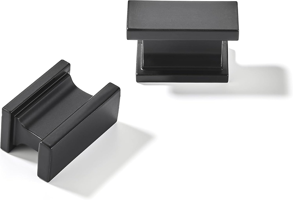 AVICCI 10 Pack Cabinet Knob-Mattle Black Kitchen Drawer Pulls Cabinet Pulls Hardware Handles Wardrobe Bedroom Dresser Cabinet Handles