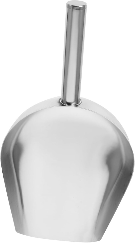 PRETYZOOM 1pc Stainless Steel Ice Scoop Grain Scoop Shovel Ice Cube Shovel for Bar
