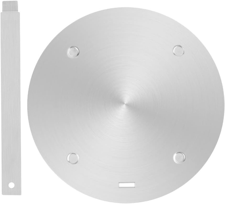 Kichvoe 1set Induction Heat Diffuser Plate Thick Cooking Adapter for Gas Electric Stoves Suitable for Non-Induction Pots and Kitchen Cookware