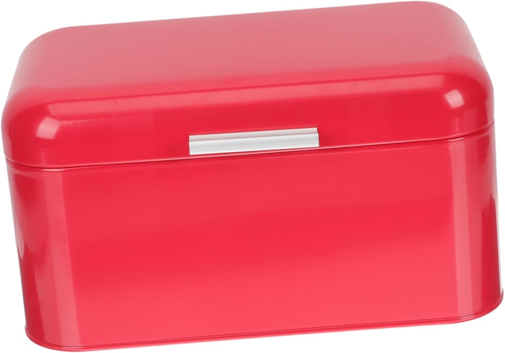 Vintage Metal Bread Box for Kitchen Countertop Storage Iron Bread Holder Lid Retro Grain Organizer and Kitchen Supplies