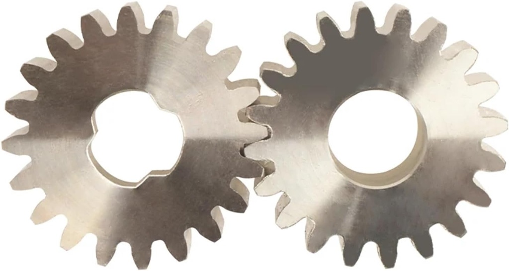 2PCS/Set High Precision Ice Cream Machine Extruder Pump Gears, Ice Cream Machine Parts, Helical Gears Retail and Wholesale