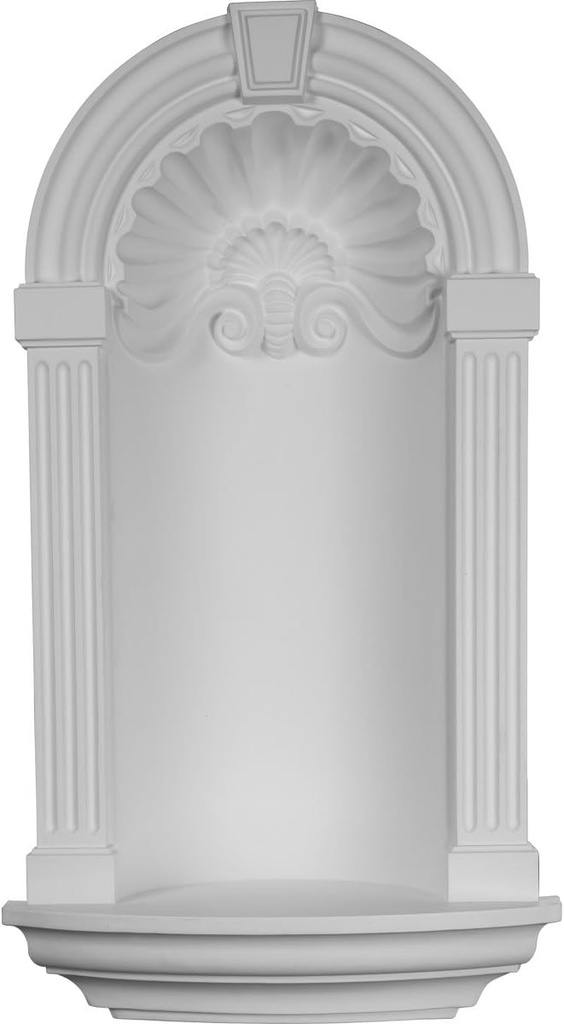 Ekena Millwork 17 3/4"W x 31 1/2"H Ashford Wall Niche (RO: 11"W x 24 3/4"H x 4 7/8"D)