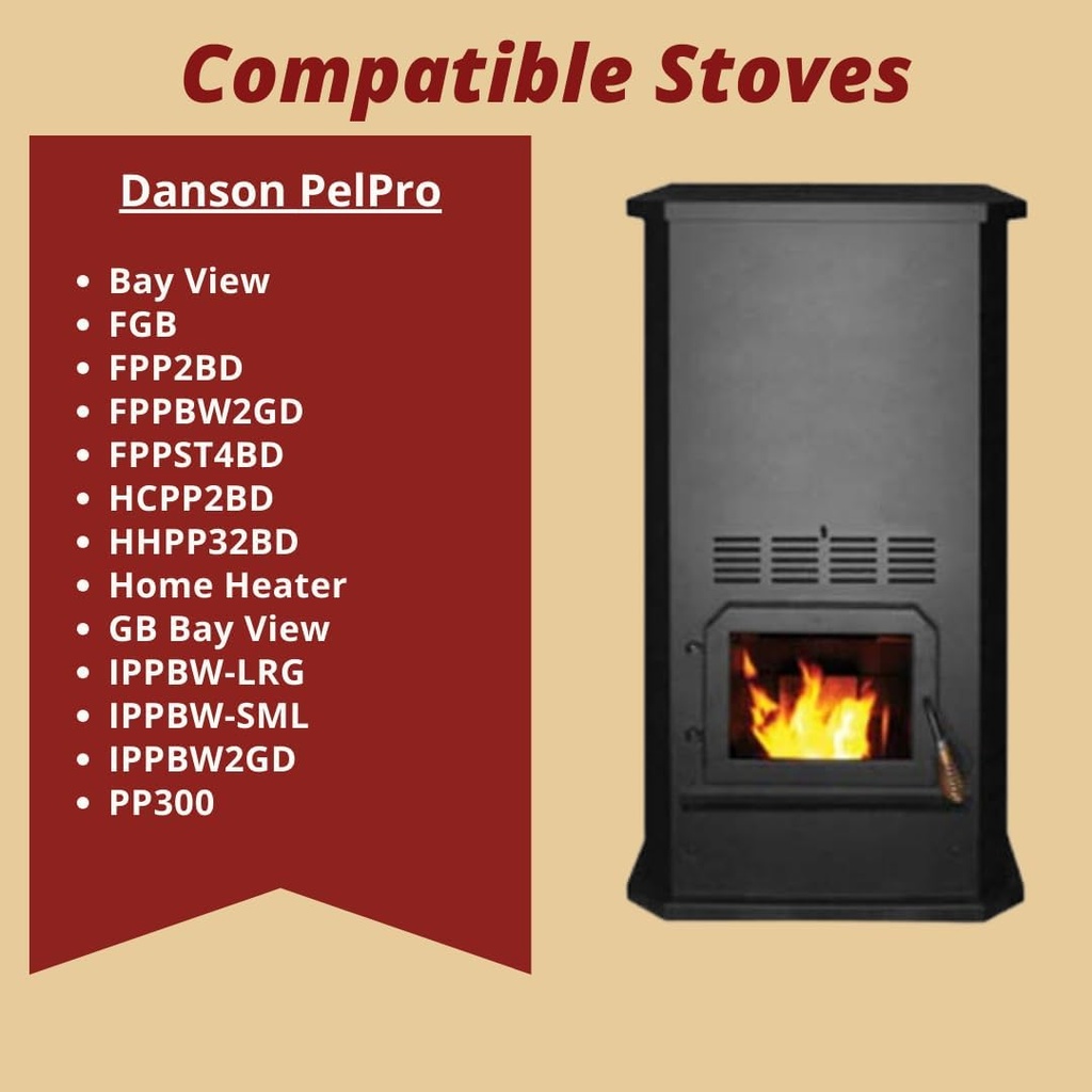 Glow Boy & Pelpro 300 Watt Pellet Stove Igniter for Bayview Flat Top Home Heater, 120/300 Shop Heater, PP300 Step Top Classic, Replaces KS-5030-1061 ACIGNAS