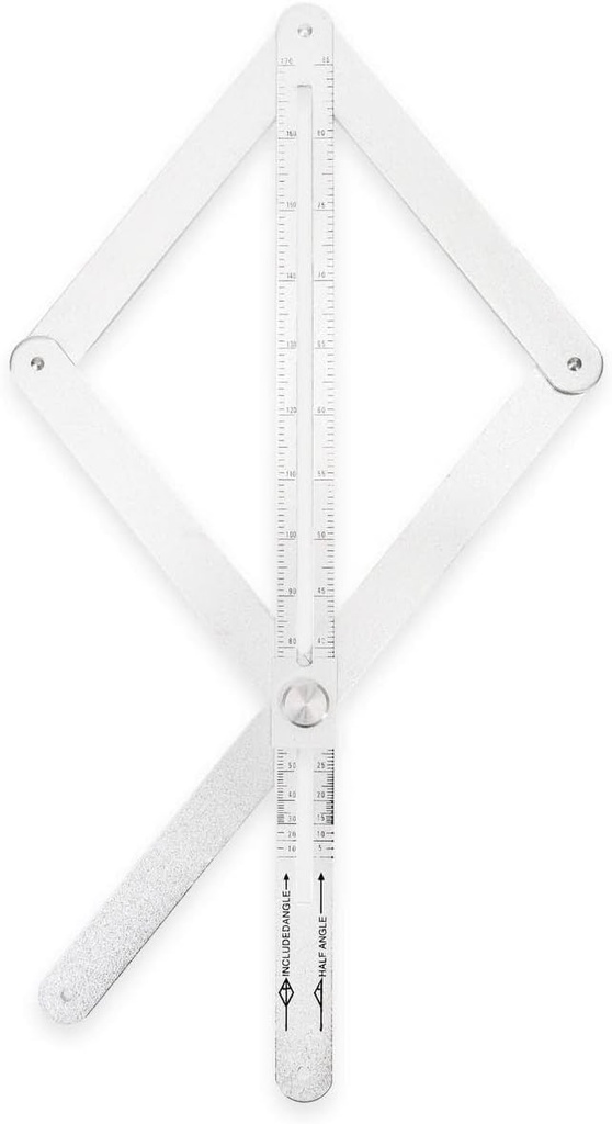 New 2025 Miter Saw Protractor Angle Finder Bevel Gauge Corner Tool with Scales for Woodworking, Aluminium Alloy Premium Digital Angle Finder