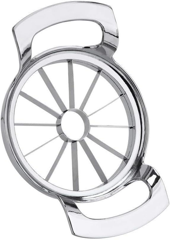 Stainless Steel Apple Slicer and Corer - FEITA 12 Blades Food Grade 304 Extra Large Heavy Duty Apple Cutter Divider up to 4 Inch Apples