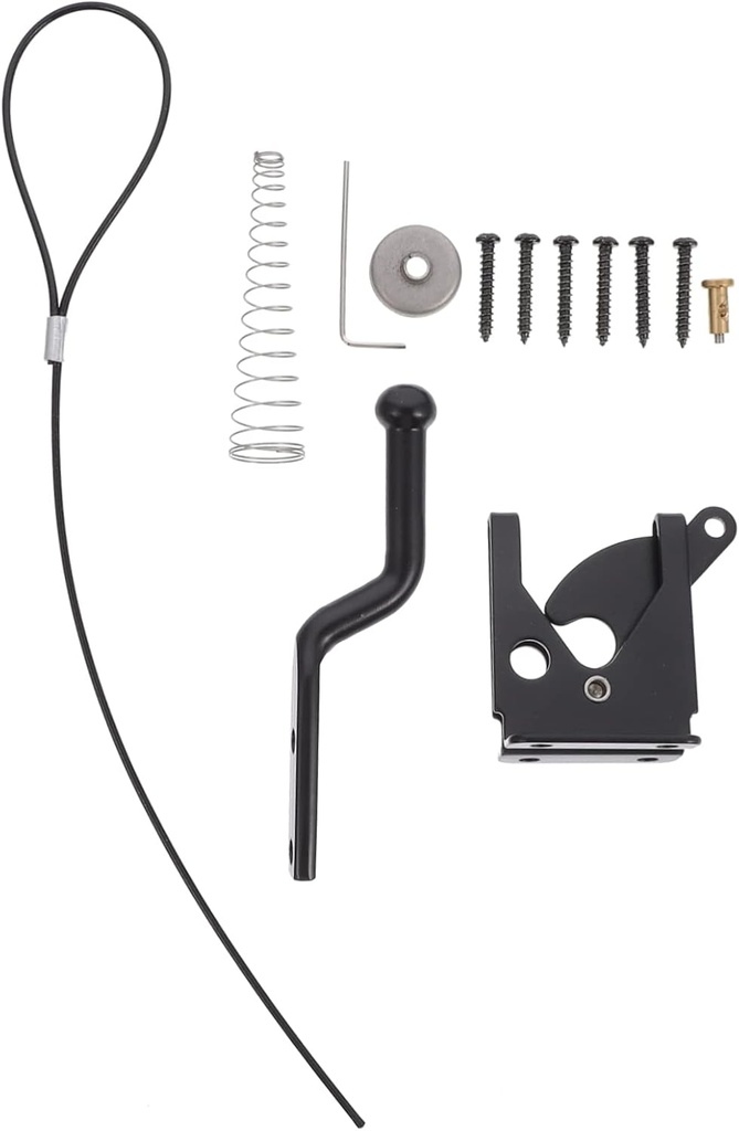 STOBOK Do It Yourself Gate Locks Gravity Lever Fence Lock Universal Metal Gate Latch for in/Out Swing Doors