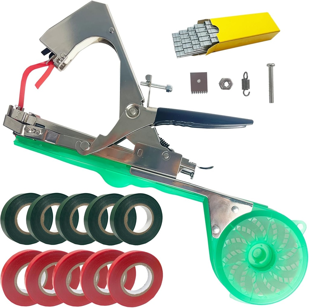 Generic Plant Tying Machine, Plant Rattan Bundling Machine, Plant Strapping Machine, Plant Tape Tool, Garden Tape Bundling Tool, Plant Bundler, Green