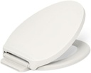 Kohler K-28004-96 Drift ReadyLatch Quiet Close Elongated Toilet Seat, Biscuit