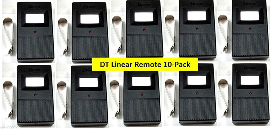 DT Linear 10PACK Delta 3 DTA DTD DTC Garage Door 1-Button Remote DNT00002A 310mh