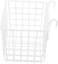 Cabilock Iron Wire Hanging Basket Storage Rack for Kitchen Organization Under Sink Door Organizer Over Cabinet Basket Space Saving for Utensils Toiletries Design