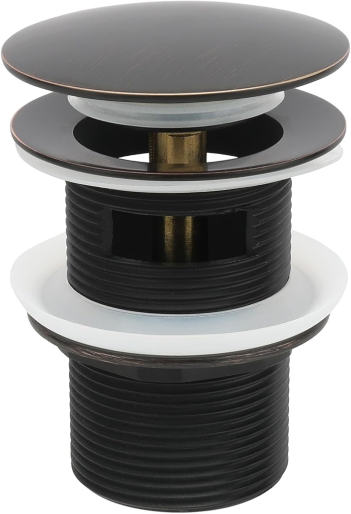 Freestanding Bathtub Drain Pop-up Stopper, Suitable for Most Bathtubs, Compatible With Drain Rough-in Kit (Oil Rubbed Bronze)