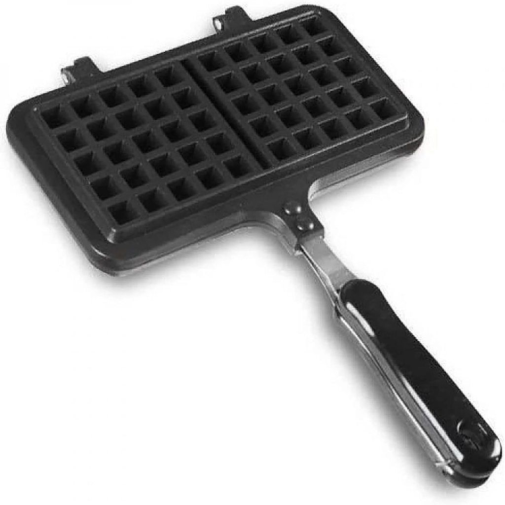 Waffle Baking Pan, Non-Stick Double Side Waffle Iron Pan, Cast Aluminum Waffle Maker Mold Pan, Waffle Press Plate Cooking Tool, for Household, Coffee Shop, Cake Shop