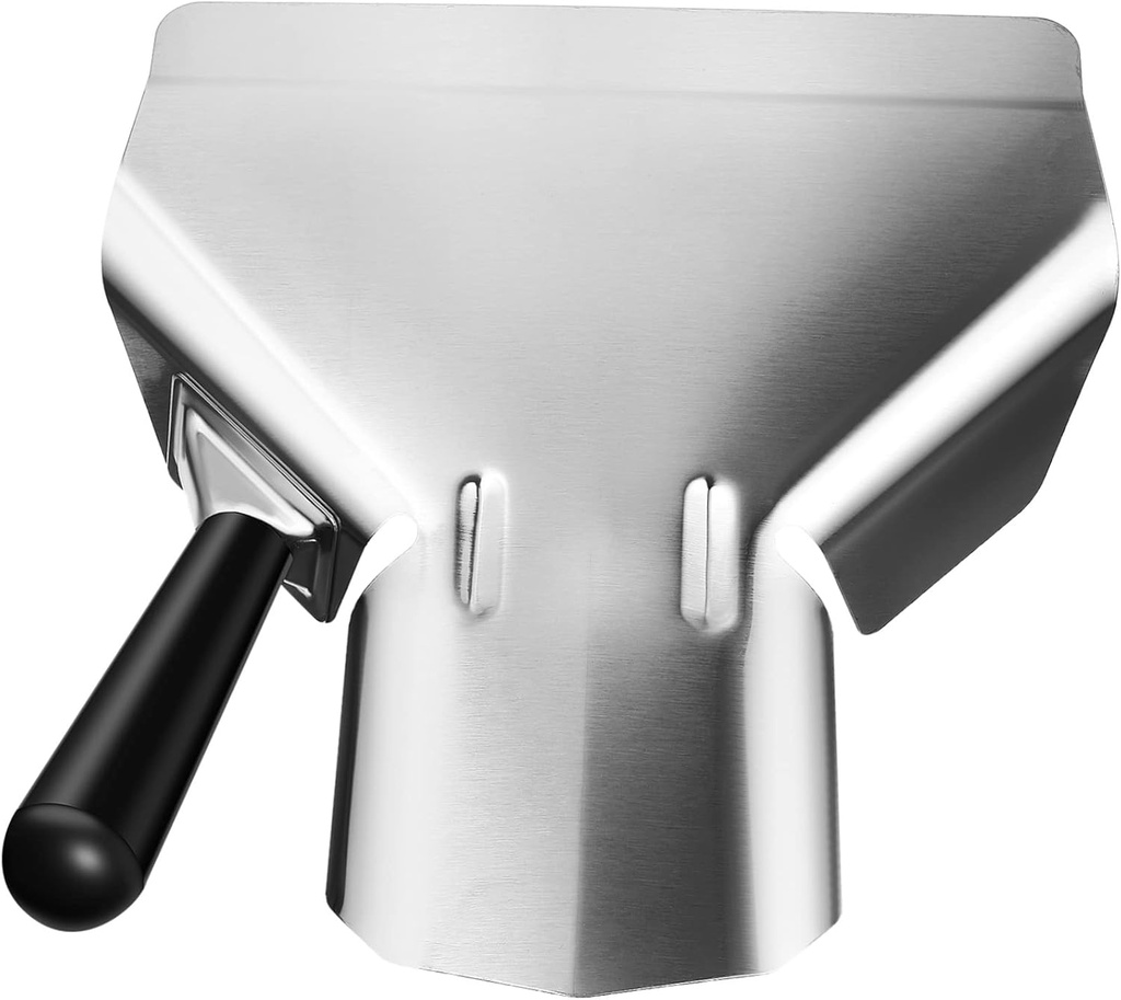 KICHOUSE Popcorn Scoop Cup Stainless Steel for Popcorn Machine Handle for Distribute Multi-purpose Tool Bar Kitchen