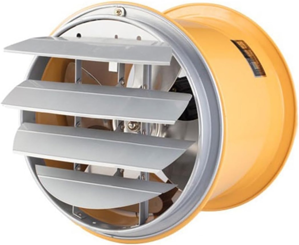 Ventilation fan 10 Inch /12 Inch /14 Inch /16 Inch High-power Industrial Exhaust Fan Household Kitchen High-speed Cylinder Smoke Extractor Fan Bathroom(10 inch)