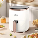 Air Fryer 3.6Quart, Manual Control Mechanical Knob Air Fryers, Small Yet Surprisingly Large Capacity - Oilless Cooking for Healthier Delights, Black (TM-1801BETO)