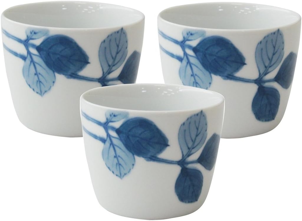 浜陶 Hasami Ware 323843 Wayama Kiln Multi Cup, 3 Pieces