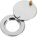 COHEALI Peephole Cover with Anti-Peeping Door Viewer Protector for Apartments Hotels Homes Easy Installation Sleek Design Fit Nickel Brushed Finish