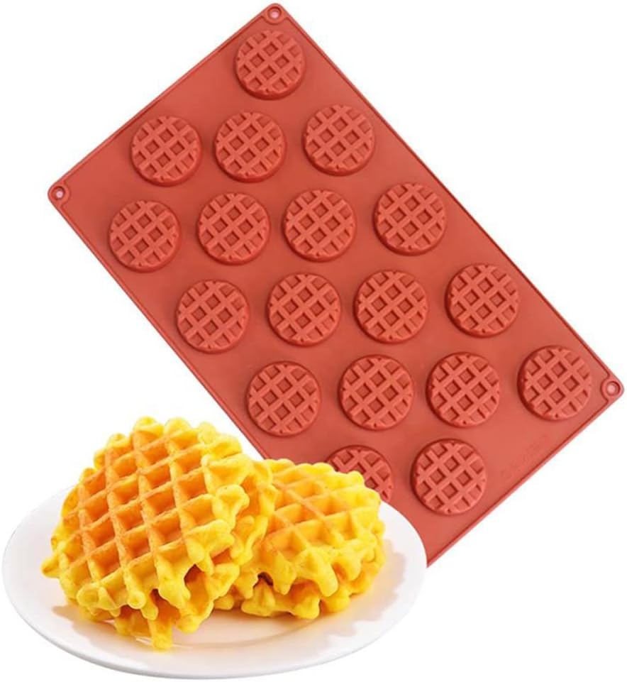 DIY Waffle Maker Non-Stick Silicone Mold Creative Accessories Waffle Pan Mold (Color : C)