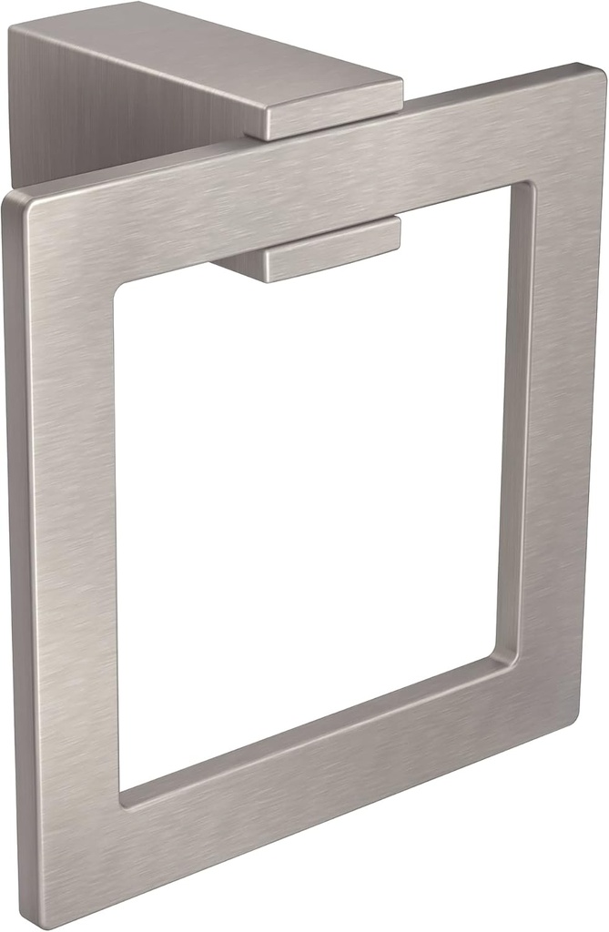 Moen Kyvos Collection Brushed Nickel Modern Bathroom Hand Towel Ring, BP3786BN