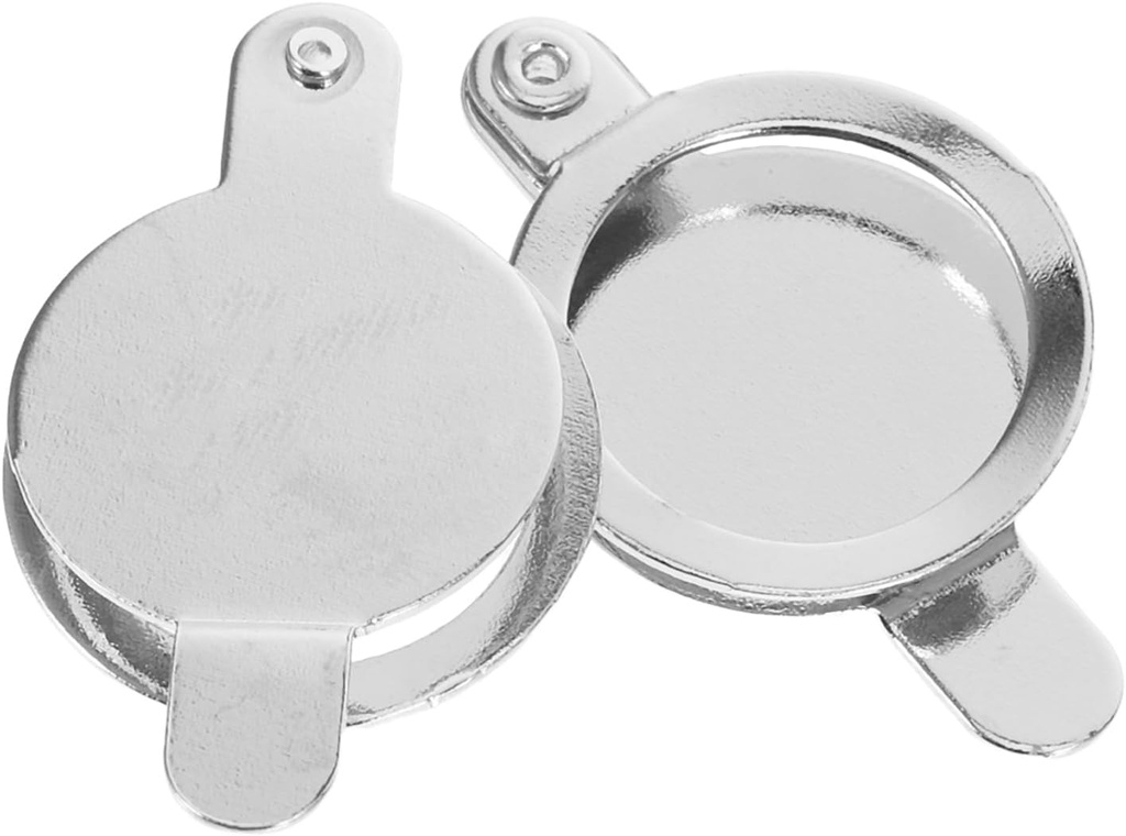 2pcs Full Copper Door Eye Cover Peephole Privacy Protector Easy Install for Home Apartment