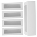 OUNONA 10pcs Macaron Box Window Paper Dessert Packaging Container Cookies and Cupcakes for Bakery Weddings and Parties