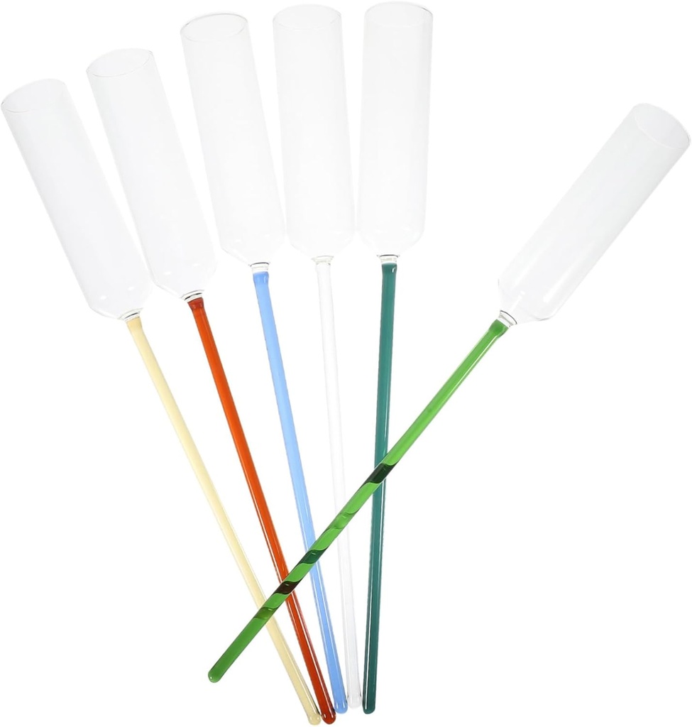 6pcs Acrylic Goblet Drinking Cups for Parties Stylish High-stem Glasses for Celebrations and Gatherings Unbreakable Design Height