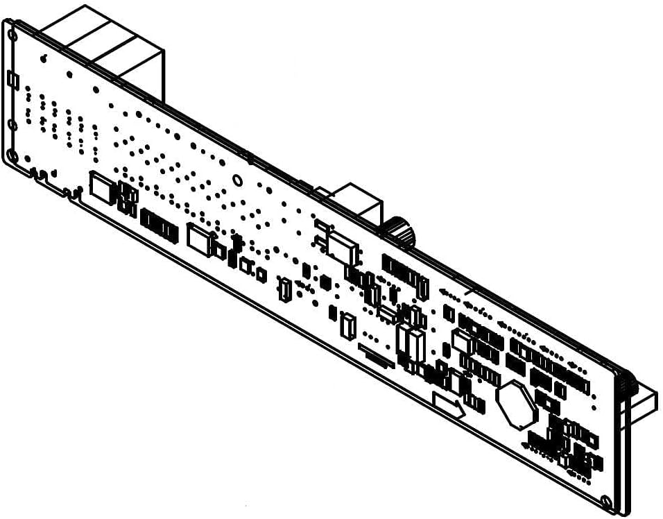 Samsung DE92-03729P Wall Oven Microwave Electronic Control Board Genuine Original Equipment Manufacturer (OEM) Part