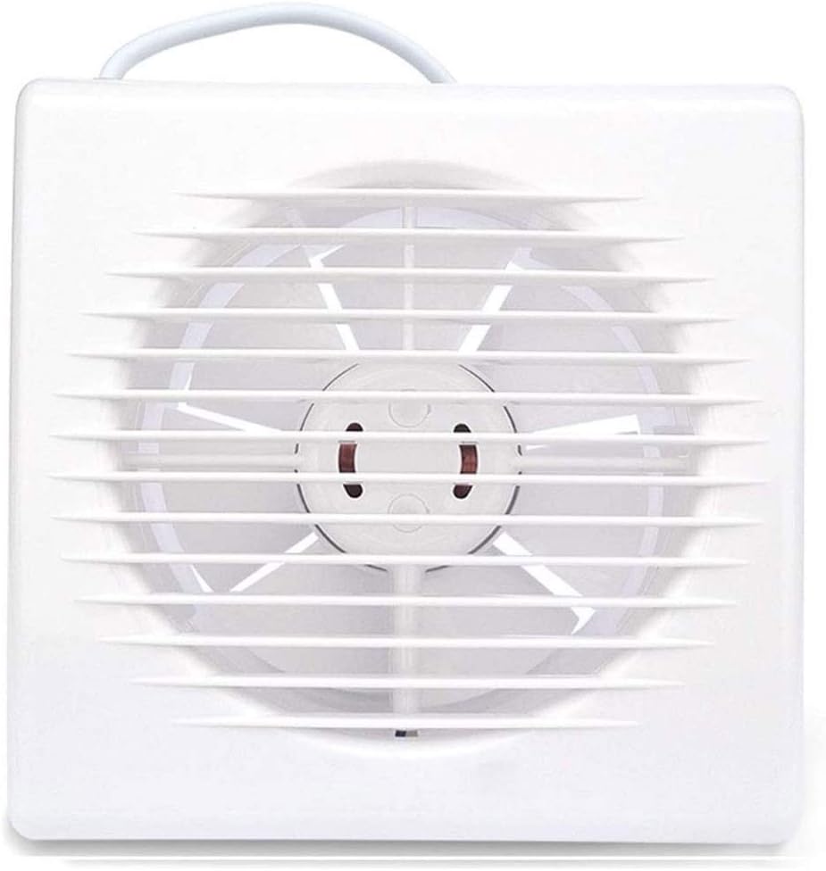 HBJWOV Silent Extractor Exhaust Fan Home Hotel Glass Windows Wall Hang Kitchen Bathroom Toilet Ventilation Exhaust Fan