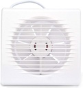 HBJWOV Silent Extractor Exhaust Fan Home Hotel Glass Windows Wall Hang Kitchen Bathroom Toilet Ventilation Exhaust Fan