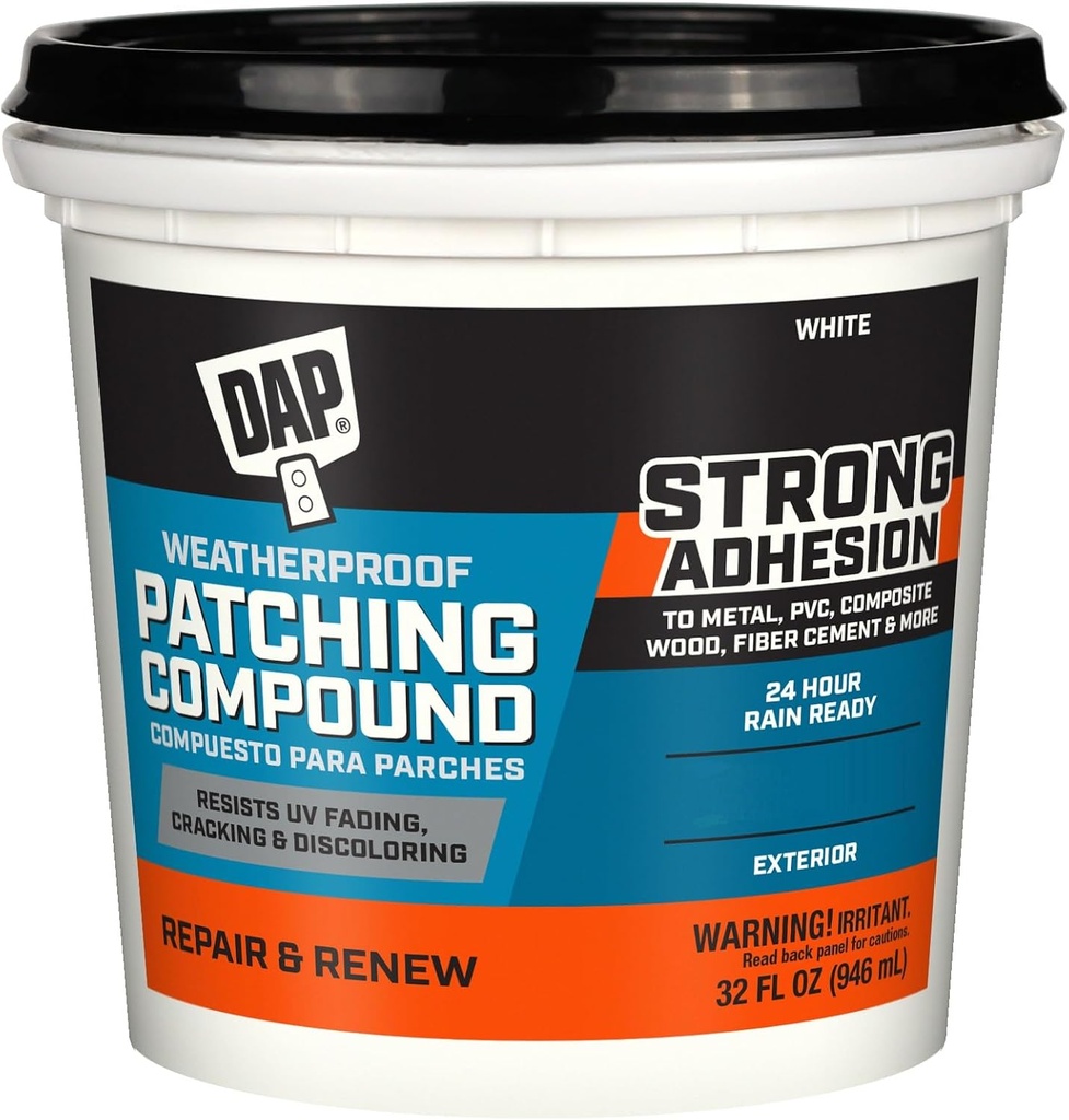 DAP 7079818787 Platinum Patch Advanced Qt Raw Building Material, White (Packaging May Vary)