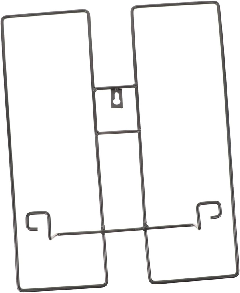 Vaguelly Iron Art Display Easel Stand for Plates and Artwork Wall-Mounted Holder Decorative Bowl Rack Multi-Purpose Display Rack for Home or Gallery