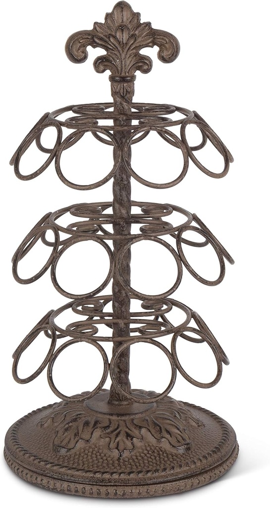GG Collection Acanthus Coffee Pod Holder with 27 Pod Capacity, and 3 Rotating Carousels