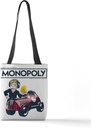 CafePress Mr. Monopoly Race Car 13"x13" Reusable Grocery Shopping Sling Tote Bag