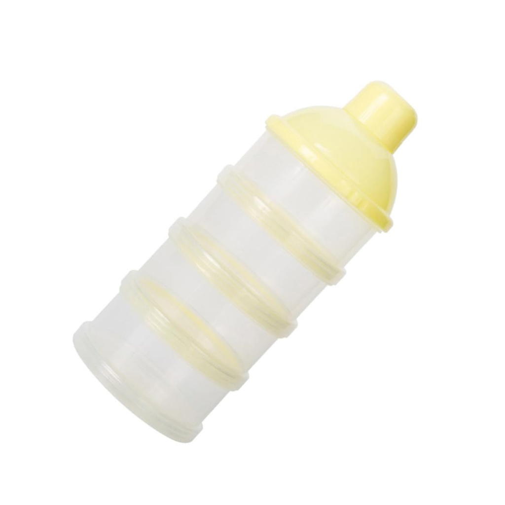 BESPORTBLE Milk Powder Container Lids Sections Portable Snack Box Formula Dispenser for Feeding and Travel
