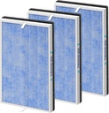MSA3/MSA3S HEPA Replacement Filter for Membrane Solutions MSA3 and MSA3S Air Purifier,Upgraded 4-in-1 H13 True HEPA and Activated Carbon Filter with OdallerPure Technology,3 Pack