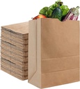 Stock Your Home 52 lb Kraft Brown Paper Bags (70 Count) – Bulk Large Grocery Bags for Shopping