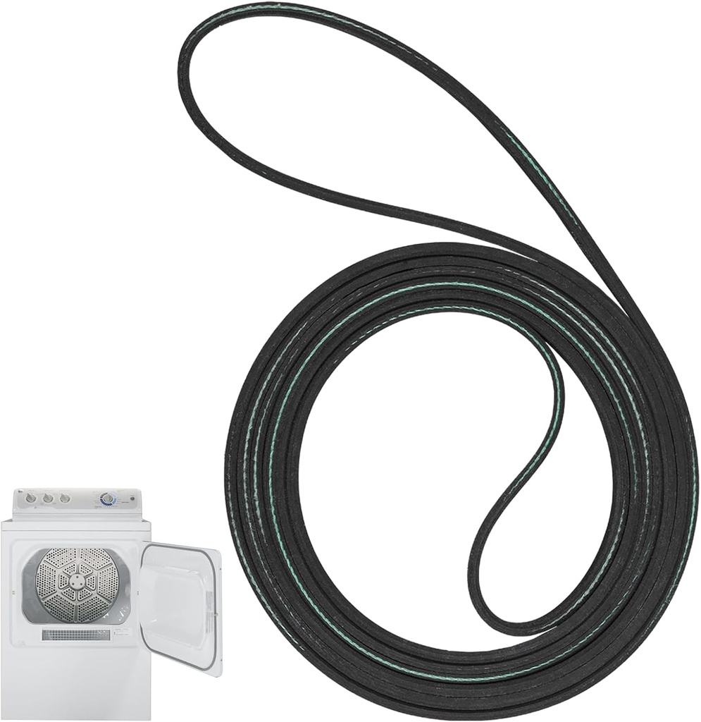 Dryer Belt Compatible with GE GTD42EASJ2WW/ GTD33EASK0WW/ GTD42GASJ2WW/ GTD33GASK0WW/ DBXR463ED2WW/ DBXR463ED1WW/ GTDP490ED7WS, Drum Drive Belt Replace
