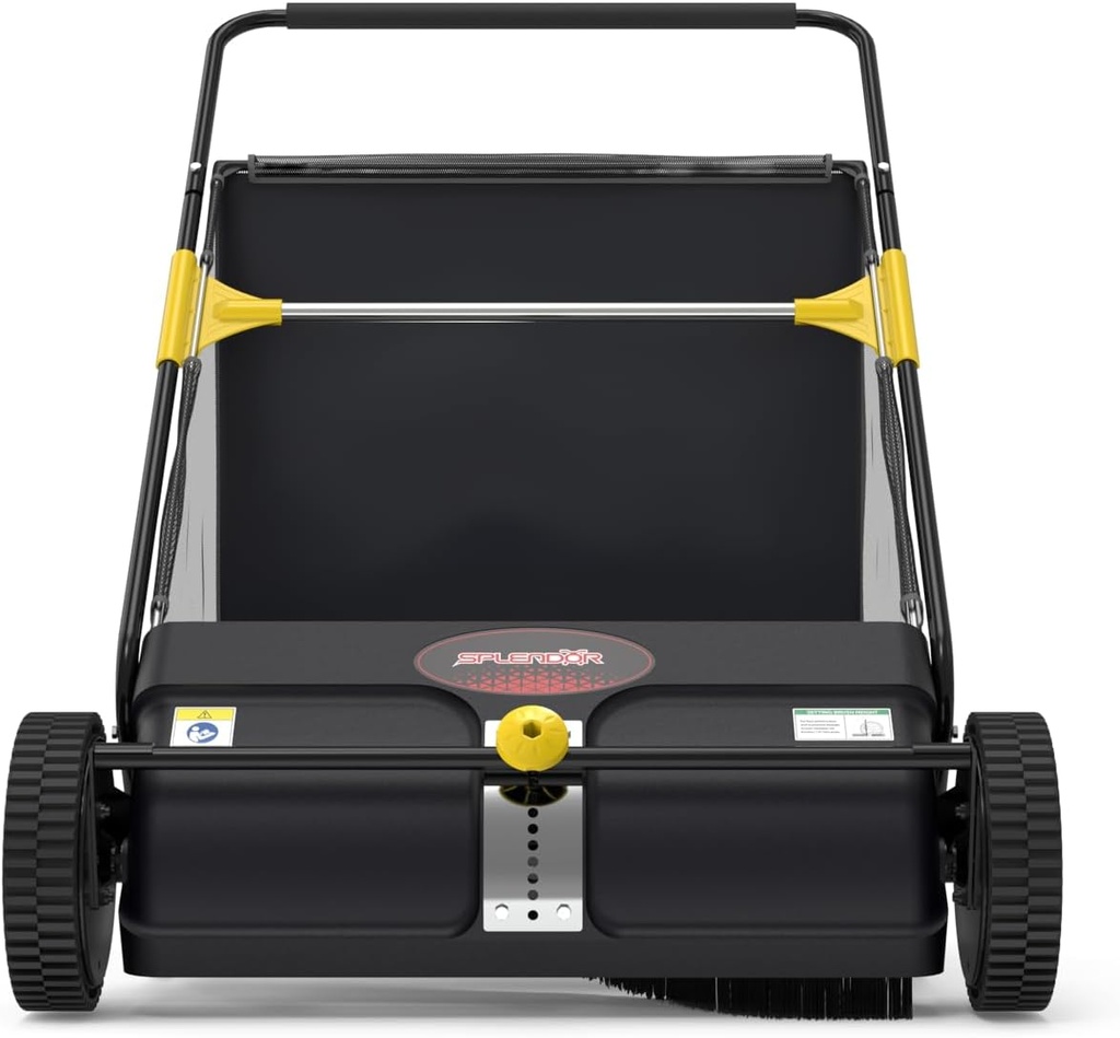 SPLENDOR LS-650A2 26-Inch Walk-behaind Push Lawn Sweeper Yard Sweeper Road Sweeper