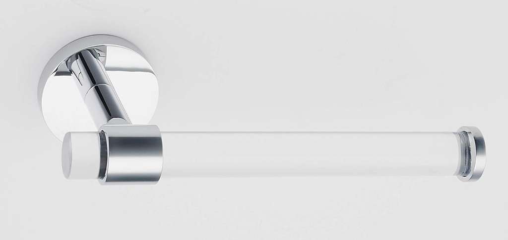 Alno A7266-PC Contemporary Acrylic 6-15/16 Inch Wide Single Post Tissue Holder