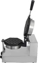 Belgian Waffle Maker: Stainless Steel, Removable Plates, 1600W, Black - Perfect for Family Breakfasts