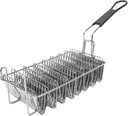 8 Shells Taco Shell Fryer Basket, Stainless Steel Taco Fryer Basket Each Time Deep Frying 8 Crispy Taco Shells, Long Handle Anti Scald Burritos Holder Basket