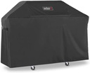 Weber Premium Outdoor Grill Cover, Water-Resistant, Compatible with Genesis 300 Series Gas Grills, Black