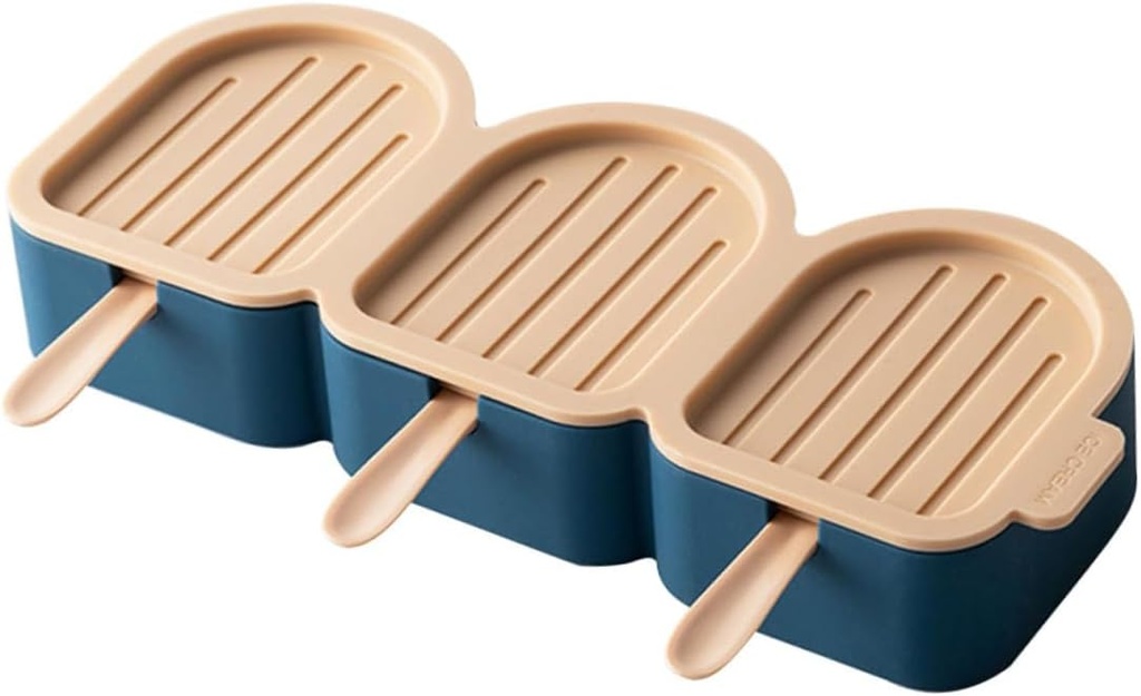 Household Maker Multi-use Ice Cream Mold for Treats Creative Shape Design Food-grade Includes Reusable Sticks for Homemade Desserts and Snacks
