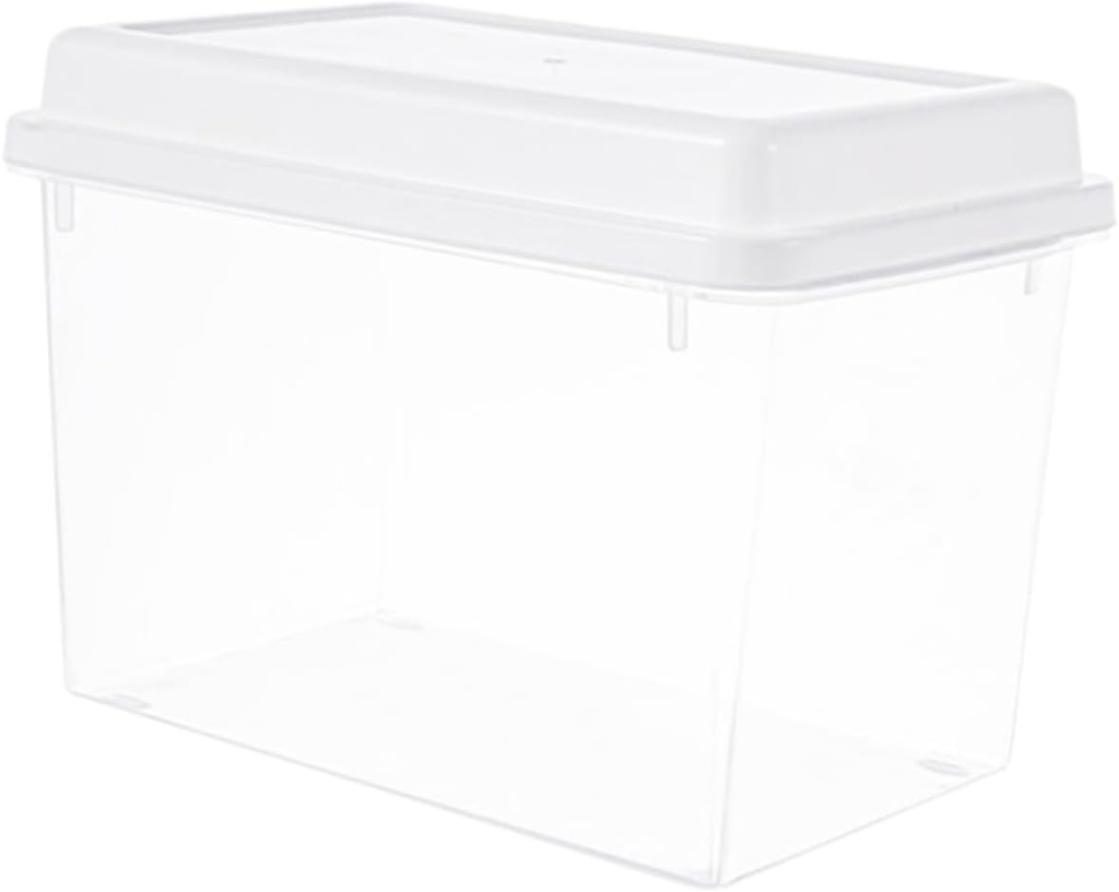 Transparent Food Storage Box with Lid Versatile Vegetable and Fruit Organizer Airtight Sealing Container for Bread and Ingredients Kitchen Storage