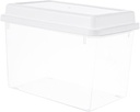 Transparent Food Storage Box with Lid Versatile Vegetable and Fruit Organizer Airtight Sealing Container for Bread and Ingredients Kitchen Storage