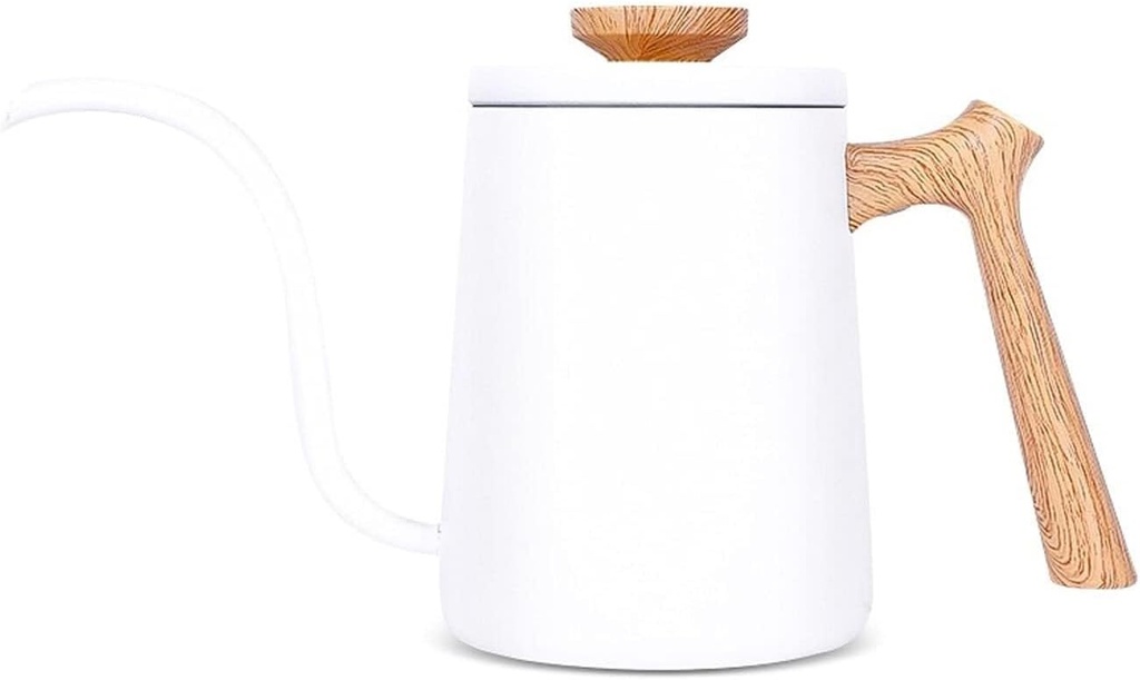 Stainless Steel Drip Coffee Pot 600ml, Gooseneck Spout, Ergonomic Handle, Precision Pouring Kettle for Coffee & Tea – Espresso Tea Pot