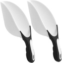Strong Kitchen Shovel Reusable Plastic for Ice Cubes French Fries Flour More