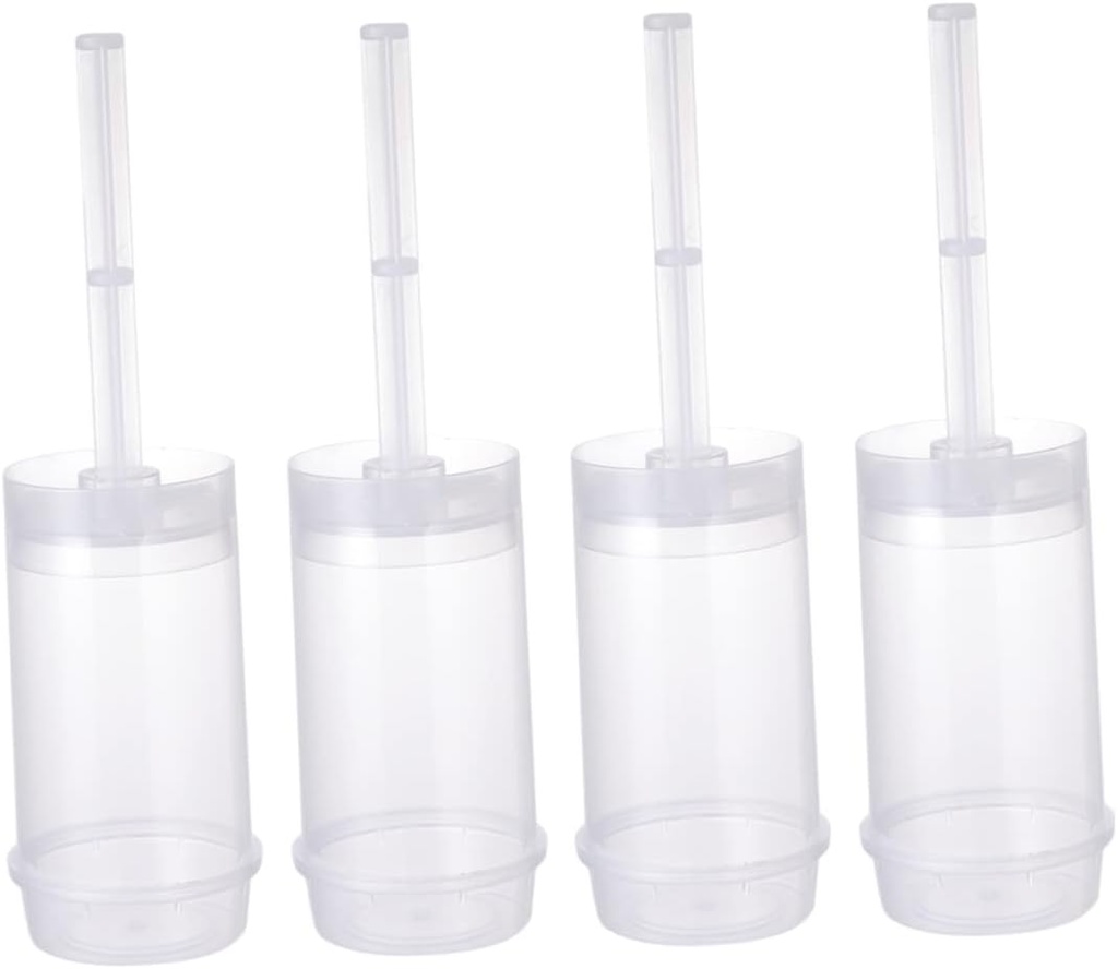 10pcs Cake Containers Rainbow Cake Push Pops with Lids Molders Decoration for Parties and Celebrations